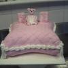 Cushion in Pink with Sugar Bear